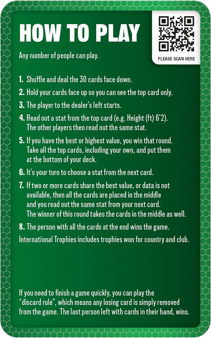 Top Trumps Card Game World Soccer Stars - Family Games for Kids and Adults - Learning Games - Kids Card Games for 2 Players and More - Kid War Games - Card Wars - for 6 Plus Kids