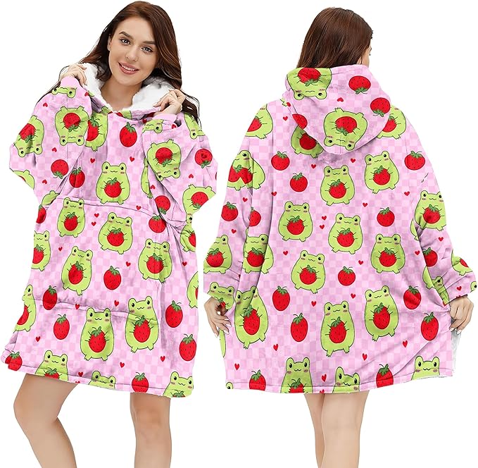 Wearable Blanket Hoodie For Mom Wife Best Ever Hoodie- Christmas Gift From Husband Daughter Anniversary Birthday