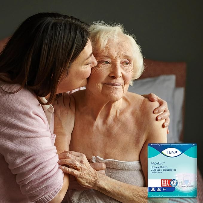 Tena ProSkin Unisex Adult Diapers with Tabs, Maximum Absorbency, X-Large, 12 ct