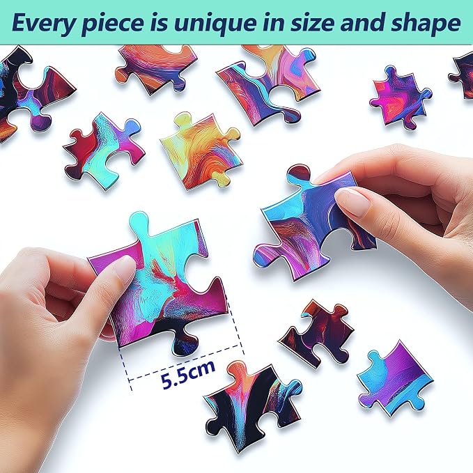 6 Pack 36 Large Piece Puzzles for Seniors, Dementia & Alzheimer's Activities for Elderly Adults, Easy Jigsaw Puzzles with Cute Dog & Donut Designs, Memory & Cognitive Games, Ideal Gifts