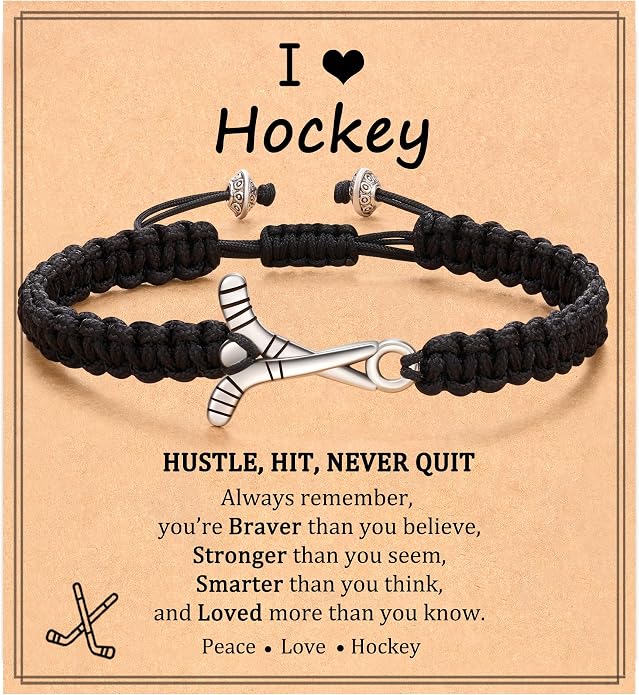 Baseball/Soccer/Basketball/Hockey/Golf/Football Bracelet Gifts for Boys Men