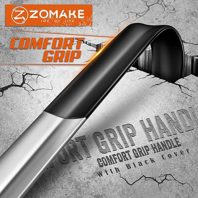ZOMAKE Shoe Horn Long Handle for Seniors Men Women,Metal Long Shoehorn Boot Horn,16.5" Stainless Steel Shoe Spoon Helper