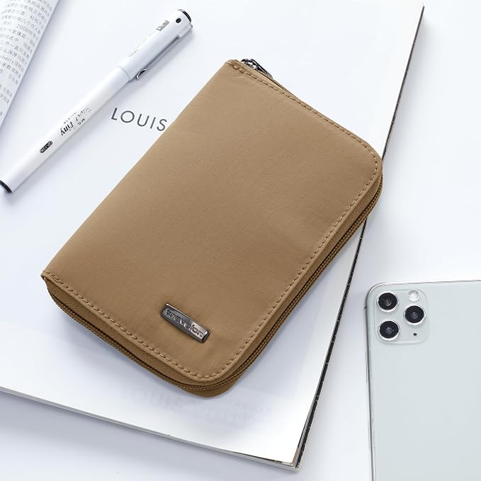 Travelon RFID Blocking Passport Zip Wallet