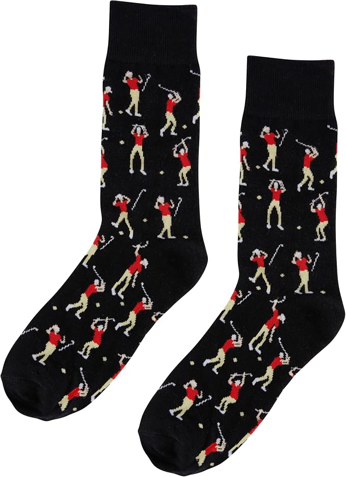 Funny Golf Socks For Men, Hilarious Golf Gift For Men, One Size 8-13
