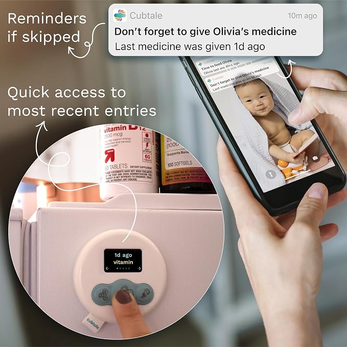 Smart Sleep Tracker - Sleep Cub: On-The-Spot One-Press Baby Care Logger, Reminders, Notifications, Routines, Multiple Caregivers, Pediatrician & Expert Support