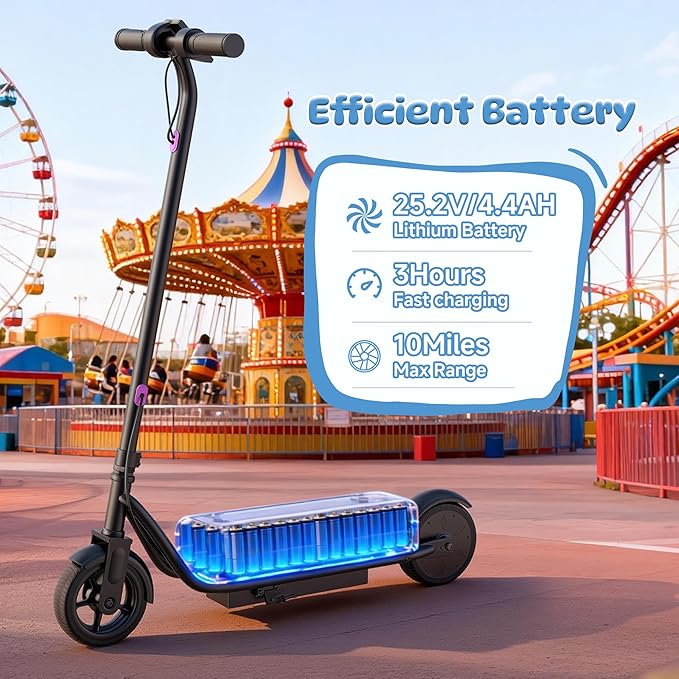 Electric Scooter for Adults, Folding E Scooter with 350W/500W Motor 16-24 Mph Top Speed, Max 15-60 Miles Long Range, 6.5''/8.5''/10''/14'' Solid Tires Commuting Scooters, Dual Brakes, APP