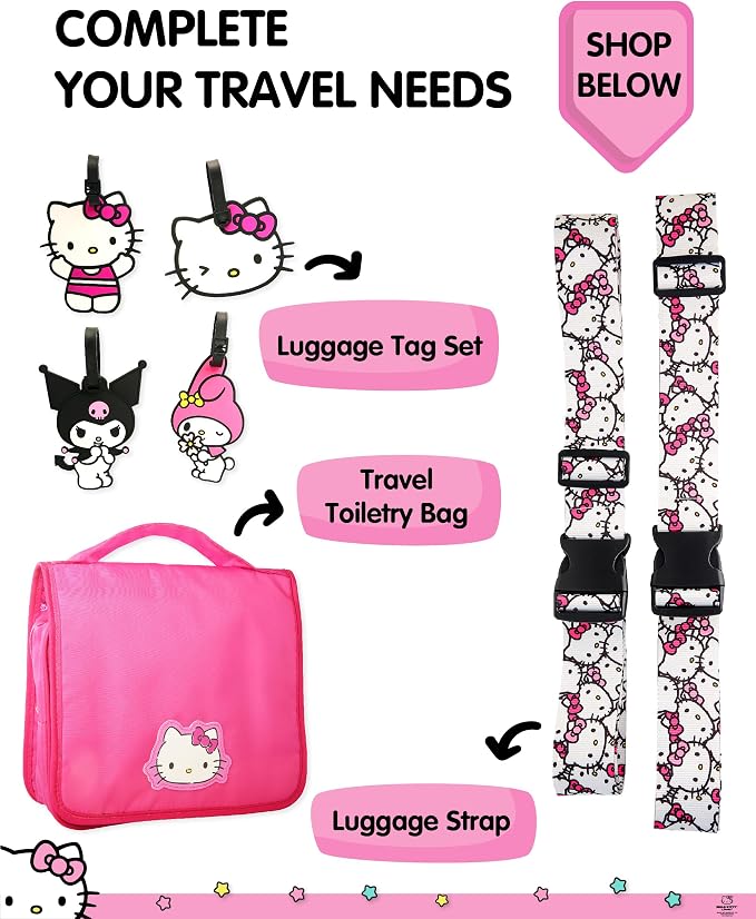 Hello Kitty Passport Cover for Travel Official License, Sanrio Gifts | Cute Passport Holder, Hello Kitty Travel Accessories, Passport Case