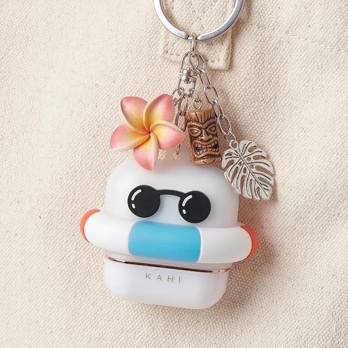 KAHI Airy Fit Sun Stick Tube Silicone Keychain Holder Bag Charm Case | Soft Silicone Holder, Scratch Protection, Portable Keyring, Cute Bag Charm, Travel-Ready, Easy SPF Access