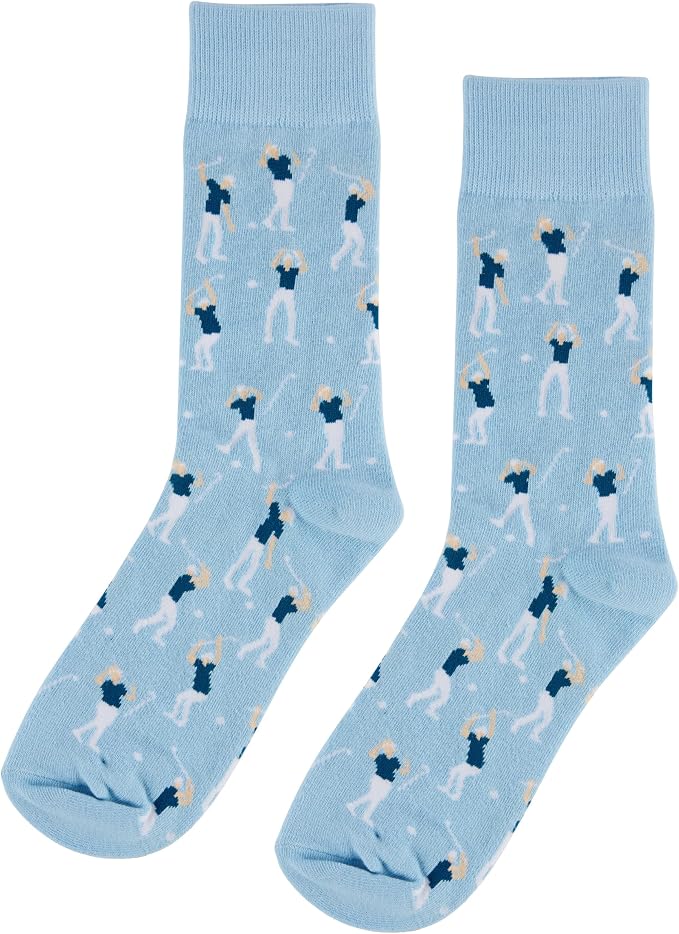 Funny Golf Socks For Men, Hilarious Golf Gift For Men, One Size 8-13