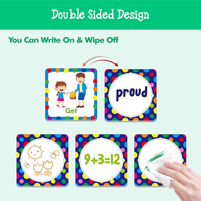 Hebayy Memory Matching Game, 72 PCS Grade K Sight Words Matching Cards for Kids, 36 Pairs Memory Cards, Educational Toy for Children to Learn Sight Words