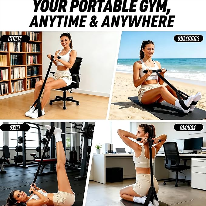 Upgraded Pedal Resistance Band with Handle, Thickened Latex Tubes and Soft Foam Fabric Foot Pedal, Abdomen, Waist,Core/ABS, Arm, Leg,Arms Equipment Gift for Women,Physical Therapy