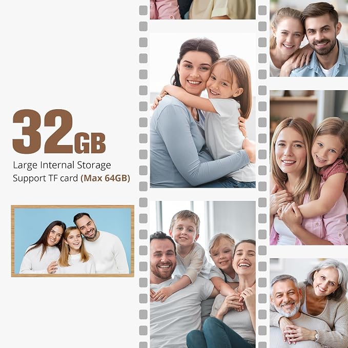 Dragon Touch Large Digital Picture Frame 21.5 inch Screen WiFi Digital Photo Frame Display, 32GB Storage, Auto-Rotate, Share Photos via App, Email, Cloud, Classic 21（Not Touchscreen）