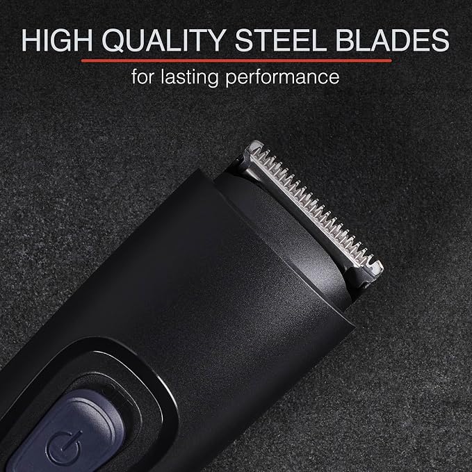Remington Rechargeable Beard Trimmer Kit for Mustaches, Nose Hair, and Light Detailing and Grooming with Bonus Battery Nose Trimmer