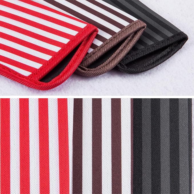 TRIUMPH VISION Reading Glasses Pouch Eyeglass Sleeve Soft Case Slim 3 Pack | Alternative to Bulky Case Lightweight，Neoprene Lined Padded Protect Optical lens Slip in, Cute Pattern Portable for Daily Use
