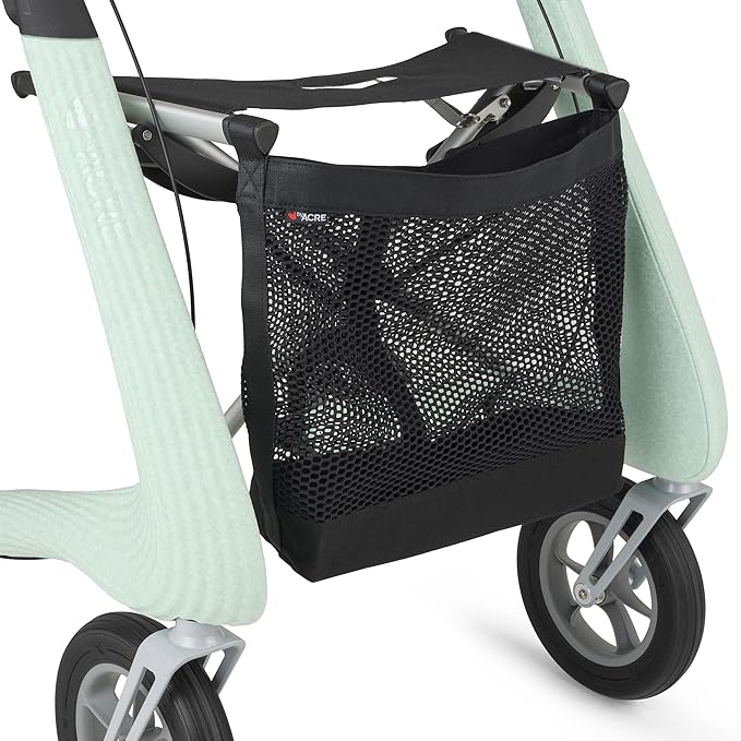 byACRE Nordic Pioneer - Versatile Lightweight Aluminium Rollator - Only 5.9 kg/for Indoor & Outdoor/Easy Folding with Integrated Seat (Glacier Green)