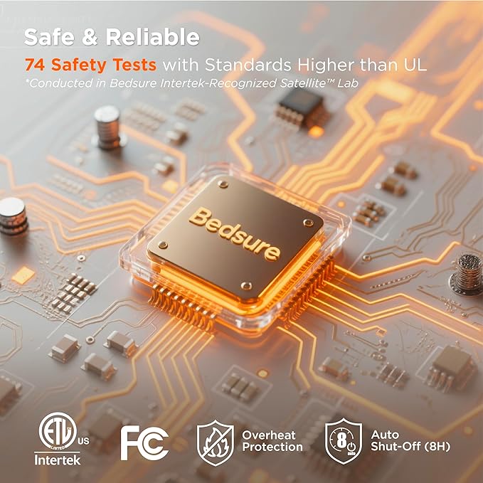 Bedsure Electric Blanket Full Size - Soft Flannel Heated Blanket Full, GentleSoft Fast Heating with 10 Time Settings & 6 Heat Settings, Warm Gift for Grandma (72x84 inches, Sage Green)