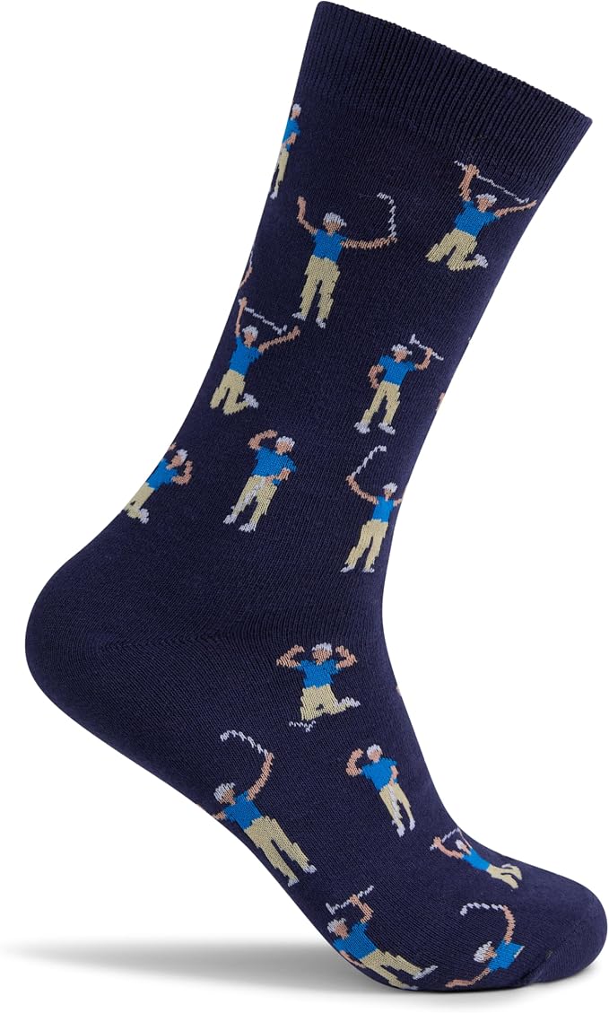 Funny Golf Socks For Men, Hilarious Golf Gift For Men, One Size 8-13