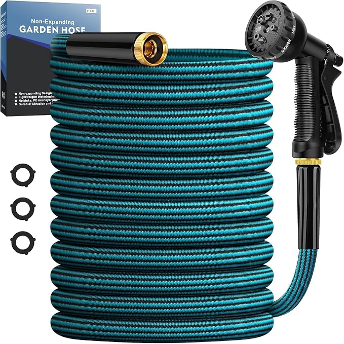 Garden Hose 5ft, Non-Expanding Water Hose Ultra Lightweight, Kink-Free, Sturdy, Flexible, Abrasion Resistant Hose for Yard, Lawn, Outdoor, Marine and Camper