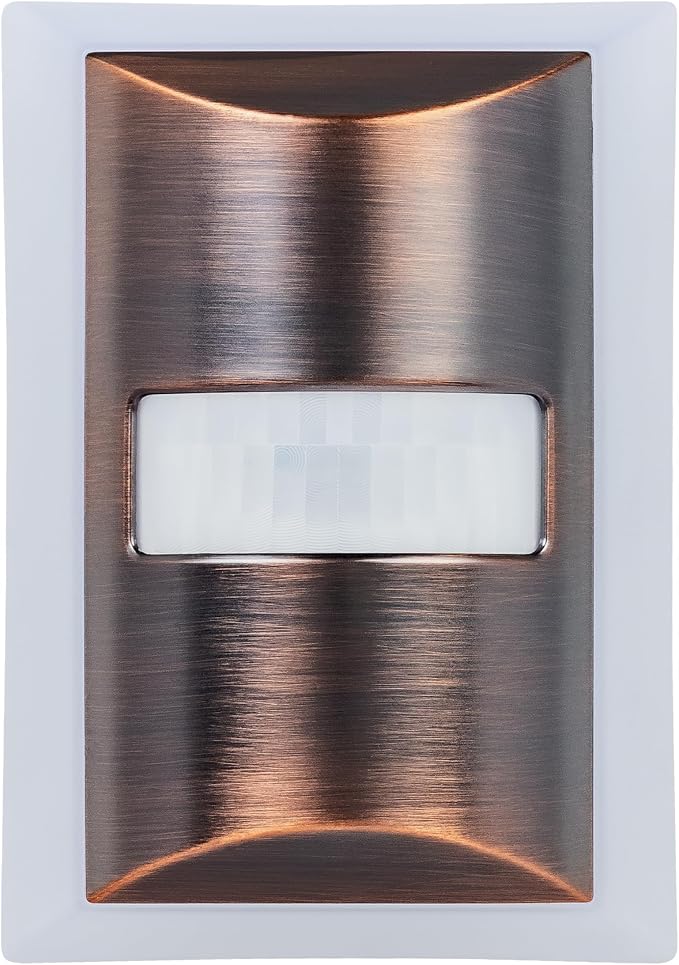 Enbrighten SleepLite Motion Sensor Night Lights Plug Into Wall Nightlight Amber Light Bathroom Bedroom Kitchen Nursery Kids Adults Oil Rubbed Bronze