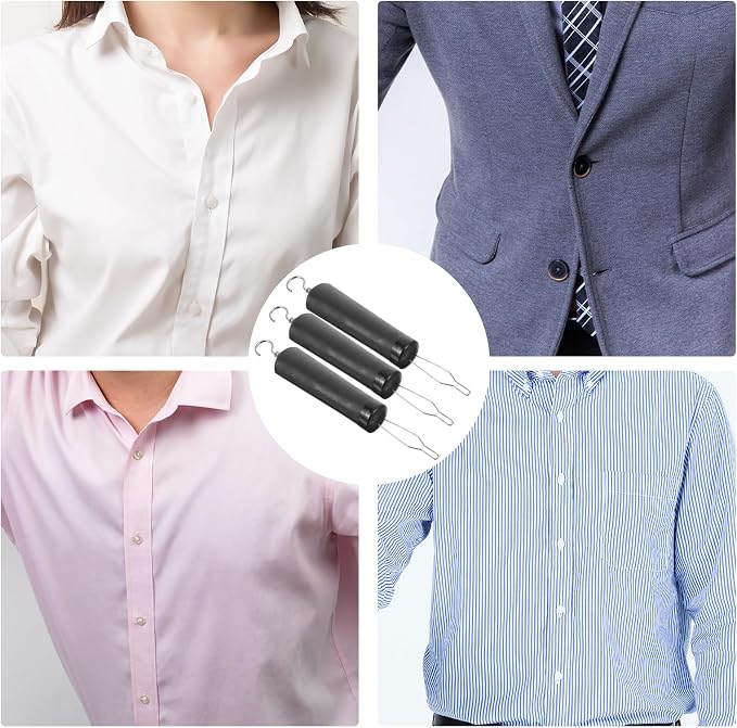 Mobestech 3pcs Button Threader Dressing Aid Hand Buttons Button Helper Tool Button Hook for Clothes One Hand Button Helper Button Shirts Aid Mouthparts Elder Plastic Zipper