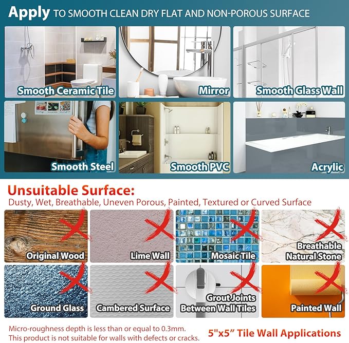 TAILI Grab Bars for Bathtubs and Showers,2 Pack Shower Handles for Elderly Suction,Maximum 330lbs,Shower Bar with Upgraded Rubber Suction Cups,Safety Grip for Senior, No Drilling Removable,Silver
