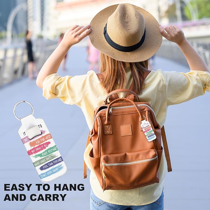 Chapstick Holder Keychain Lip Balm Holder with Clip