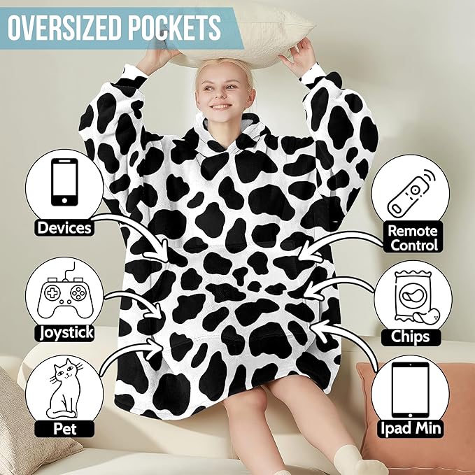 Wearable Blanket Hoodie For Mom Wife Best Ever Hoodie- Christmas Gift From Husband Daughter Anniversary Birthday