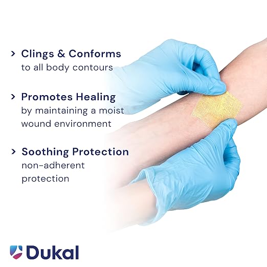 Dukal Xeroform Petrolatum Gauze, Sterile, 5" W x 9" L (Box of 50)