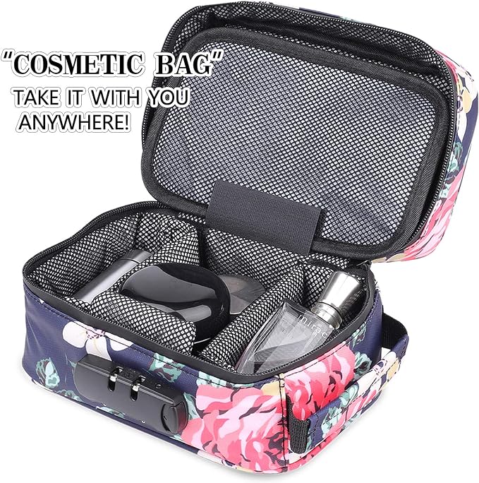 OZCHIN Smell Proof Bag with Combination Lock File Organizer Case Container Medicine Odorless Storage Lock Box Great Gift for Friend