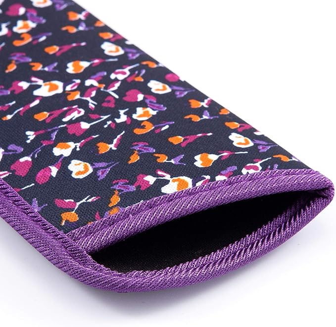 TRIUMPH VISION 3 Pack Reading Glasses Pouch Soft Case Eyeglass Sleeve Slim | Alternative to Bulky Case in bag, Lightweight Lined Padded Protect Optical lens Slip in, Cute Pattern Portable for Daily Use