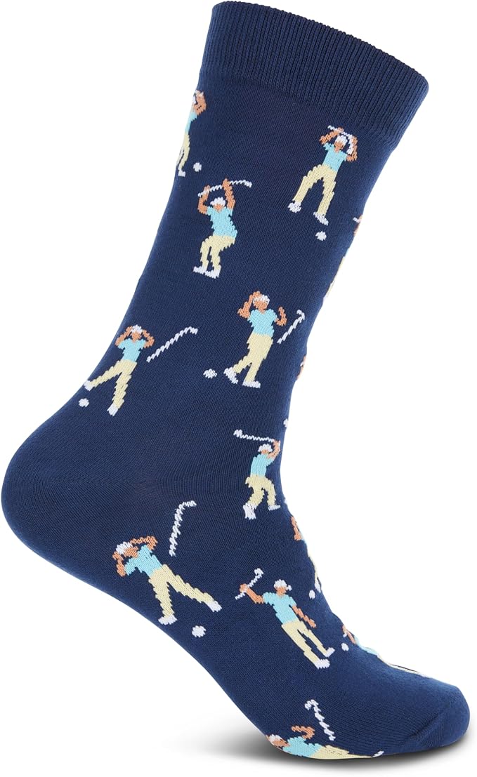 Funny Golf Socks For Men, Hilarious Golf Gift For Men, One Size 8-13