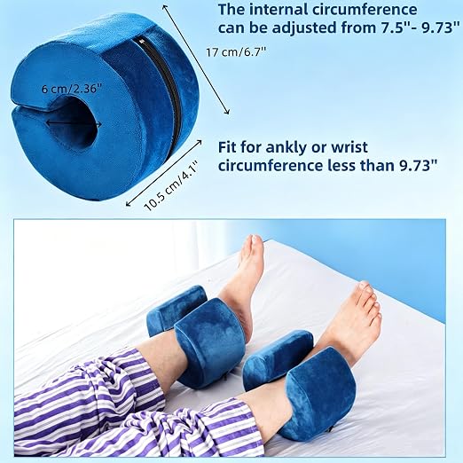 1pcs Foam Foot Elevator Support Pillow Ankle Heel Protector Anti-Bedsore Rest Elevating Support Pad Patient Elderly Foot & Hand Cushion for Relieve Pressure Preventing Ulcers Sores