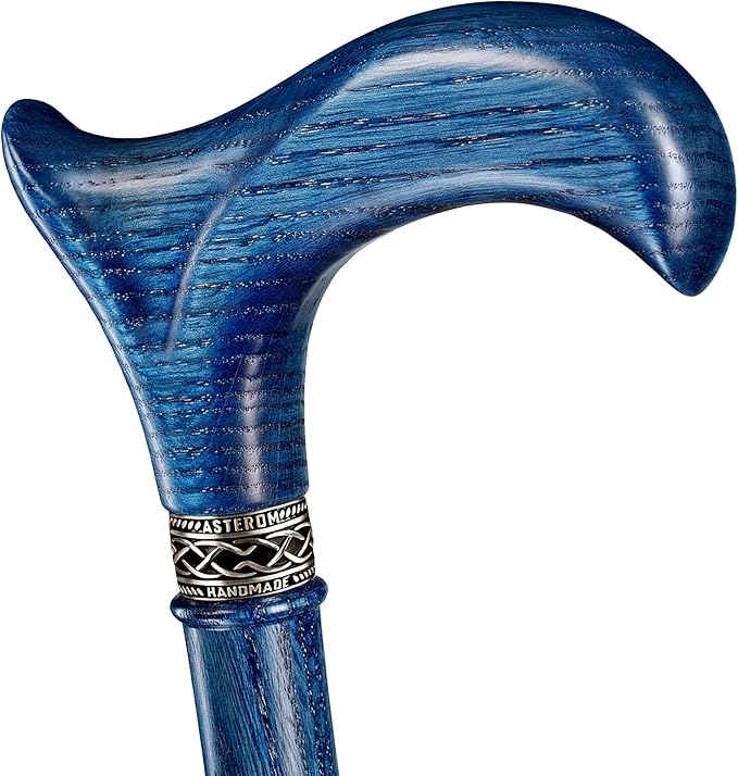Asterom Walking Cane - Handmade, Ergonomic, Wooden - Canes for Men & Women - Walking Sticks for Seniors, Unique, Wood