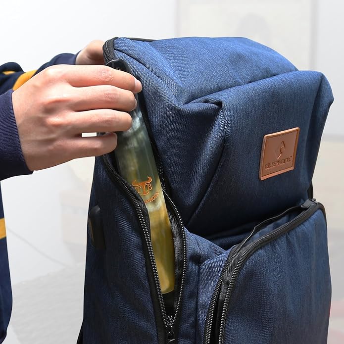 Shoe Horn, Hand Crafted Natural Tibetan Yak Horn Shoe Horns for Boots and All Shoes, Travel Size with Gift Box