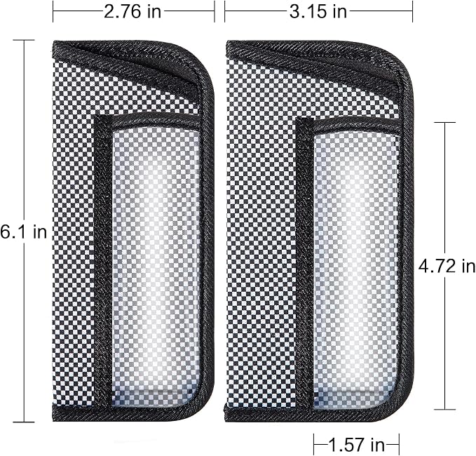 TRIUMPH VISION Reading Glasses Pouch Eyeglass Sleeve Soft Case Slim 3 Pack | Alternative to Bulky Case Lightweight，Neoprene Lined Padded Protect Optical lens Slip in, Cute Pattern Portable for Daily Use