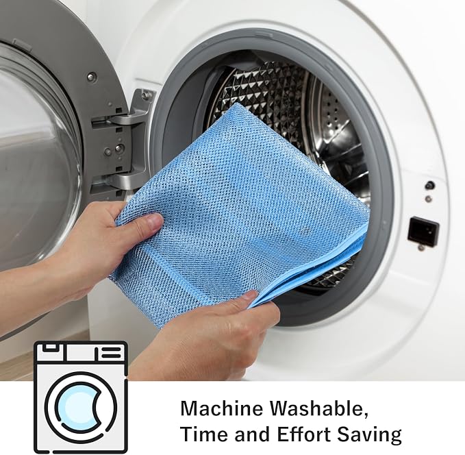 F-color 7-Pocket Mesh Shower Caddy - Hanging Shower Organizer for Cruise | Quick-Dry & See-Through Mesh for Toiletries, Fits Shower Rod Rings or Sticky Hooks for Bathroom & RV, Cruise Essentials 2026
