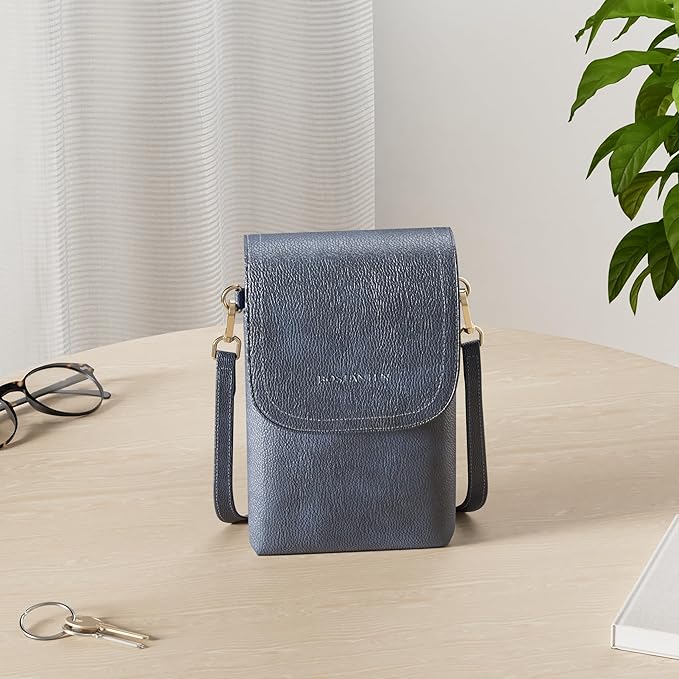 BOSTANTEN Small Crossbody Bag for Women Designer Cell Phone Purse | Vegan Leather, Multiple Pockets, Card Slots, Compact Size for Phone, Cards and Keys, Daily Travel Shopping Use