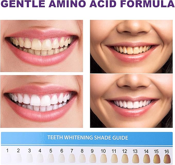 VIELLA POP Purple Toothpaste, Active Antimicrobial Peptide Purple to Blue Foam Whitening Toothpastes with Niacinamide, Fluoride Free, Passion Fruit & Mint Flavor, Appropriate for Sensitive Teeth (2)