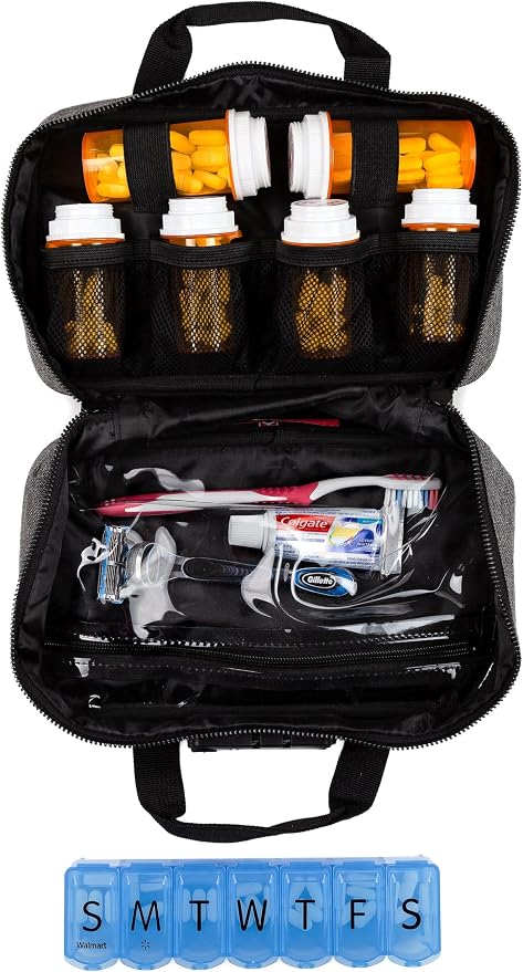 MEDICINE RX SAFE Medication Travel Bag