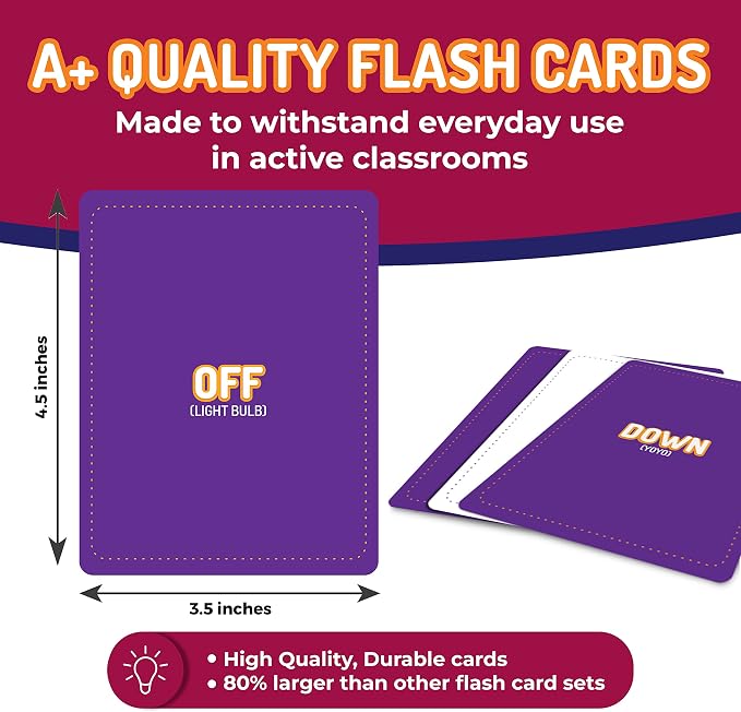 Opposites Flash Cards for Kids & Adults – 50 Realistic Matching Picture Cards for Speech Therapy, Dementia Activities, ESL, Autism Learning, Memory & Language Development, Classroom & Home Use