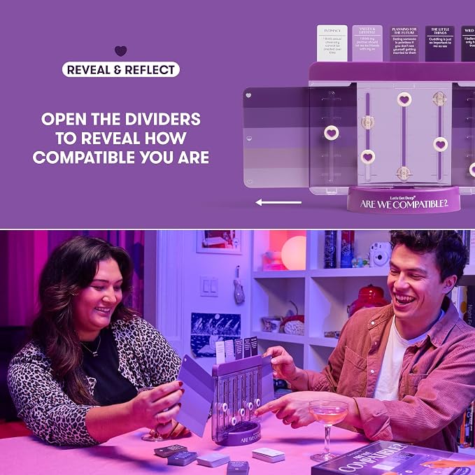 Are We Compatible? by Relatable, A Romantic Relationship Card Game and Couples Games for Adults - Perfect for Fun Date Night Ideas, Gifts for Girlfriend, or Wedding Gifts for Newlyweds