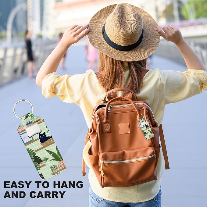 Chapstick Holder Keychain Lip Balm Holder with Clip