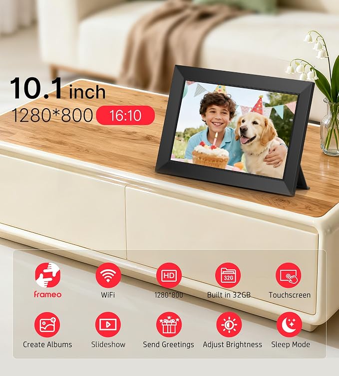 Frameo Digital Photo Frames WiFi 3 Pack