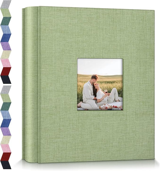 popotop Photo Album 4x6-600 Photos Photo Books with 600 Horizontal and Vertical Pockets,Linen Cover Albums for Family Wedding Anniversary Baby Vacation Pictures