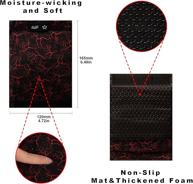 Universal Walker Hand Grip Padded Covers Non-Slip Cushion Foam for Folding Wheelchair Rollator Crutch Handle Pads 2-Pack