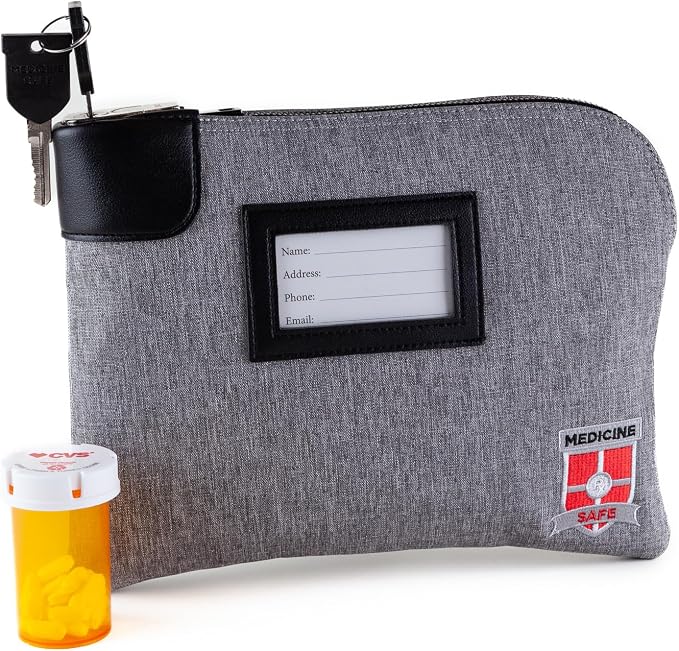 MEDICINE RX SAFE Medication Travel Bag