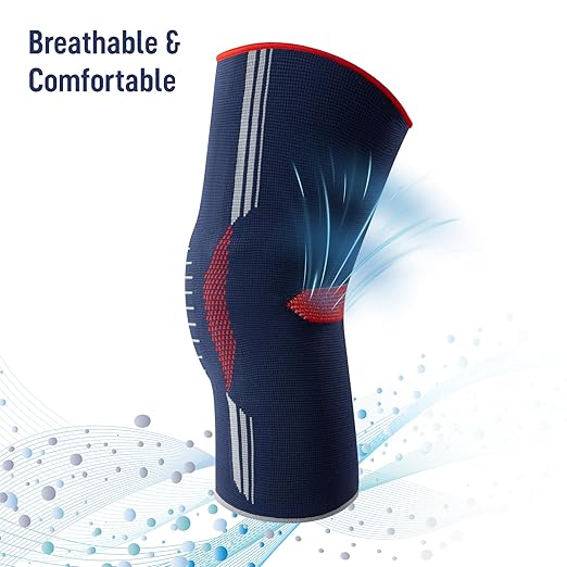 Knee Sleeves for Men & Women with Patella Gel Pad and Side Stabilizers – Compression Meniscus Knee Brace – Knee Pain Support for Arthritis, Tendonitis, ACL, Injury Recovery, Running, Gym, Sports