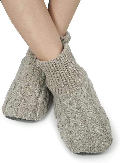 BenSorts Fuzzy Slipper Socks for Women Non Slip House Socks with Grips Gifts
