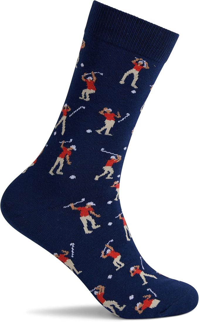 Funny Golf Socks For Men, Hilarious Golf Gift For Men, One Size 8-13