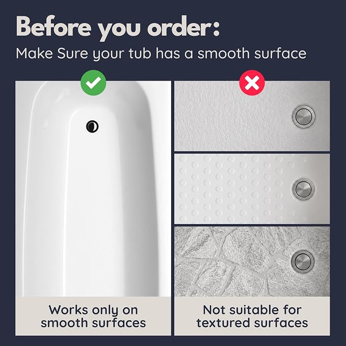 Bathtub Mat Non Slip 28x16 - homerella® Bath Mat Incl. Hooks for Drying, 100% BPA Free, Shower Mat Non Slip Anti Mold, Machine Washable, Shower Mats for Inside Shower Mildew Resistant (White)